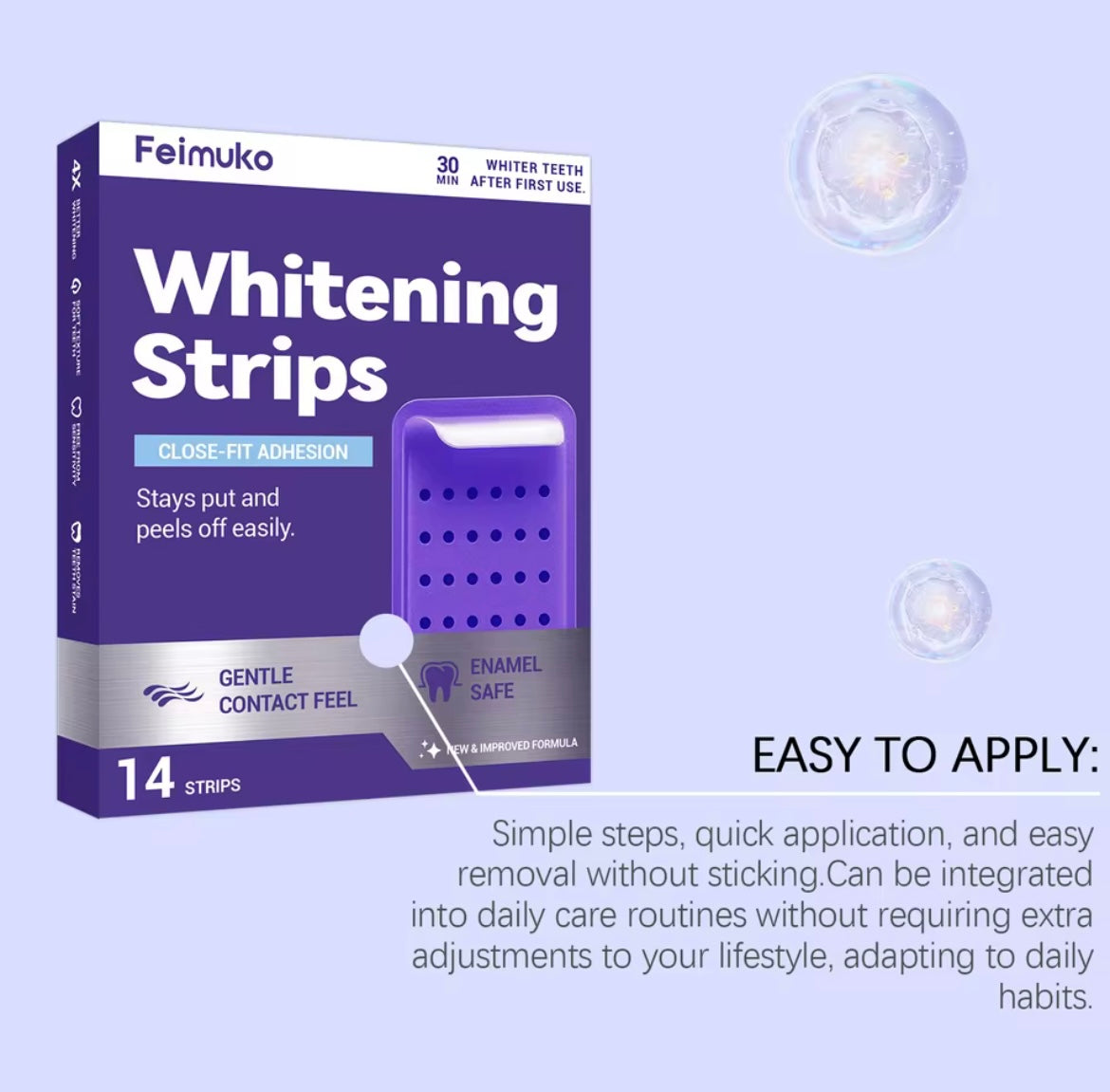 Teeth whitening strips