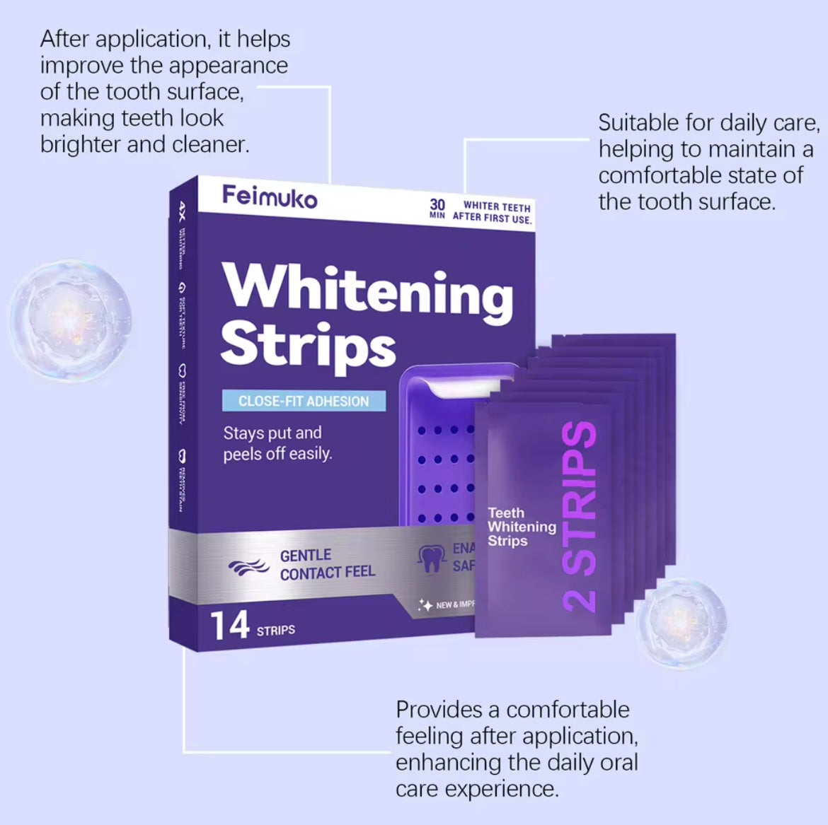 Teeth whitening strips